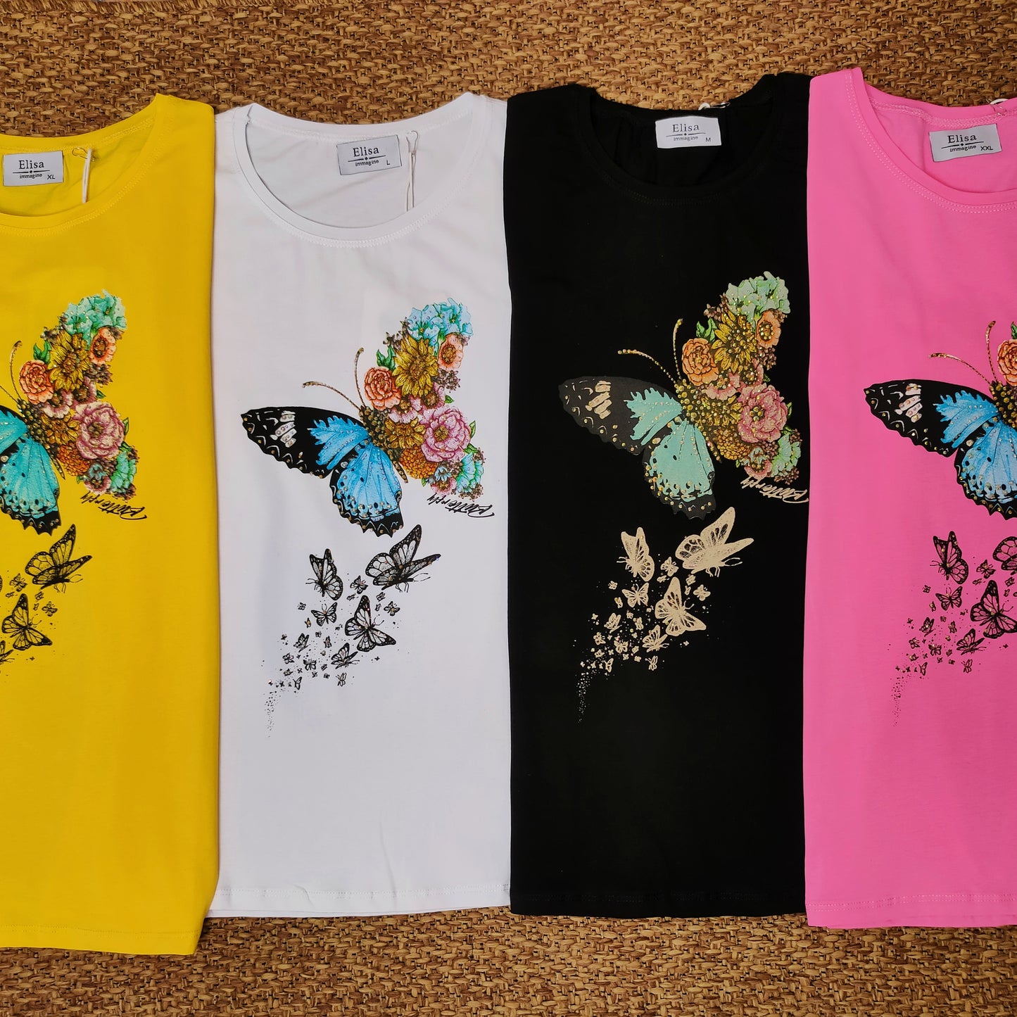 Camiseta de manga corta Mariposas