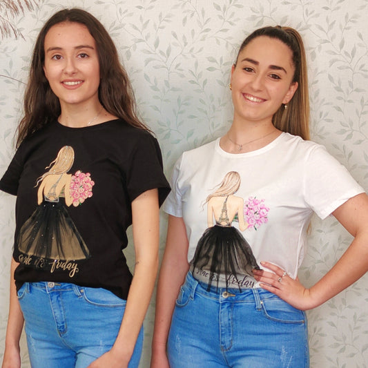 Camiseta de manga corta París